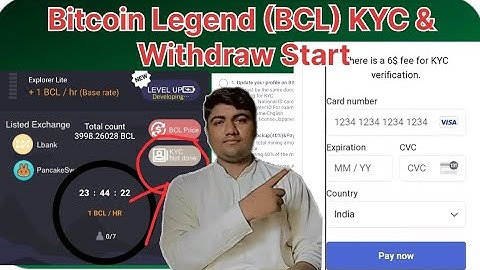 Bitcoin legend (BCL) KYC & Withdraw start | How to complete KYC verfication of Bitcoin legend (BCL)