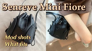 SENREVE MINI FIORE BUCKET BAG HONEST REVIEW | Mod Shots & What Fits | $50 off promo code