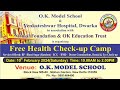  free health checkup camp  ok model school mohan garden  venkateshwar hospital dwarka 