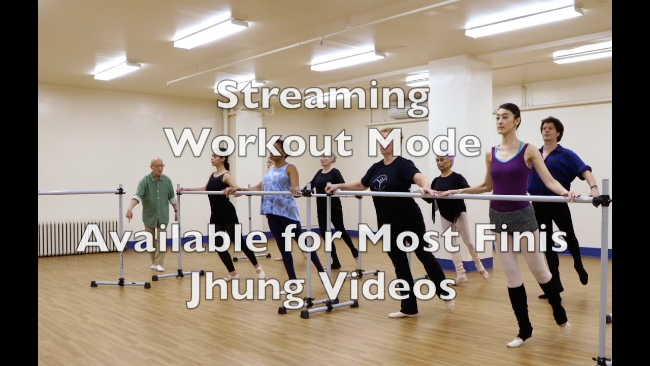 The Finis Jhung Ballet Technique Streaming Workout Mode YouTube