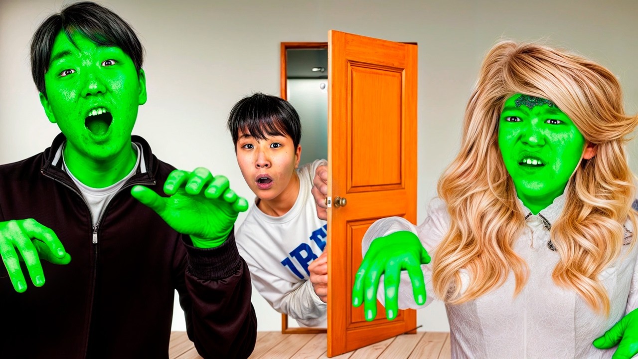 ПАПА МАМА ЗОМБИ БОЛЫП КЕТТІ😱 МИНИ ФИЛЬМ!