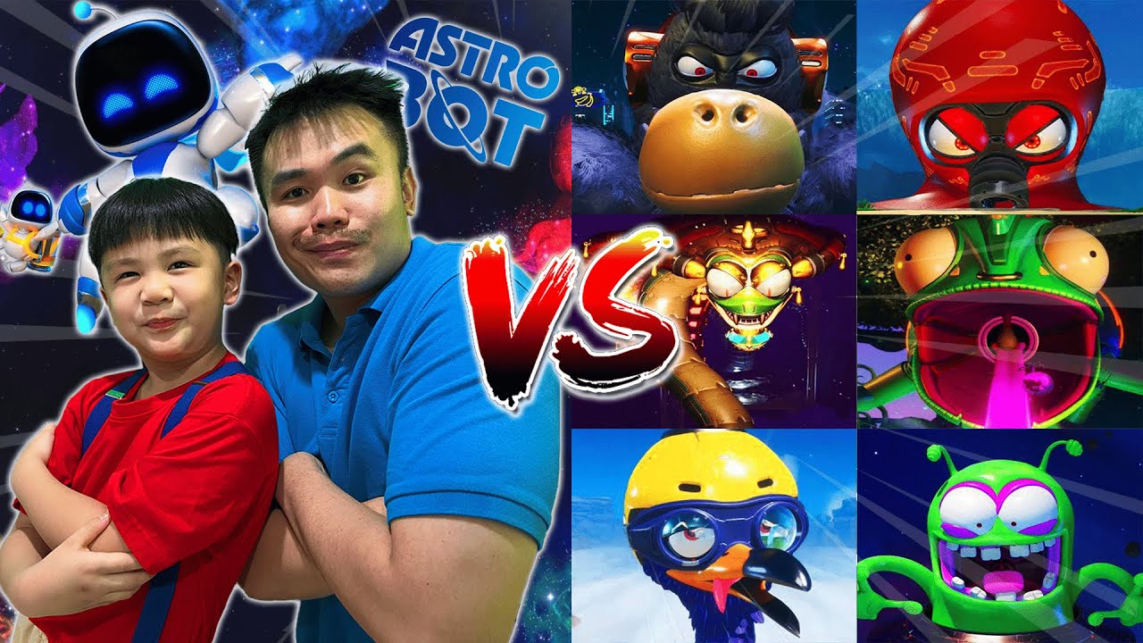 5 Year Old Gamer Wins EVERY Boss in Astro Bot! 🎮🔥