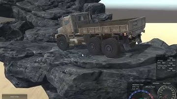 Unity Realistic Vehicle Physics - Mtvr Rock Crawling 2
