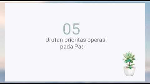 Algoritma Pemrograman "Operasi Perhitungan Aritmatika pada Program Pascal"Kelompok 1