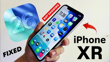 iOS 26 Not Showing iPhone XR - Install iOS 26 iPhone XR - How to update iPhone XR iOS 26