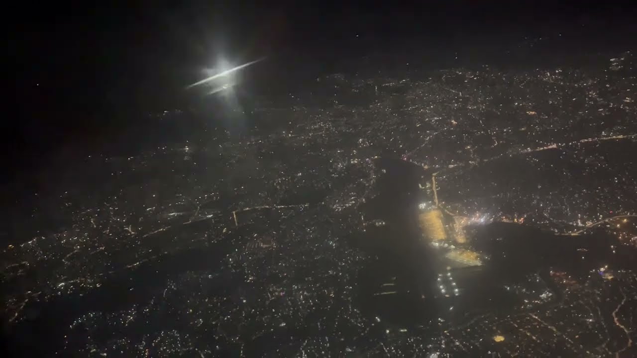 kathmandu flight night view 2026