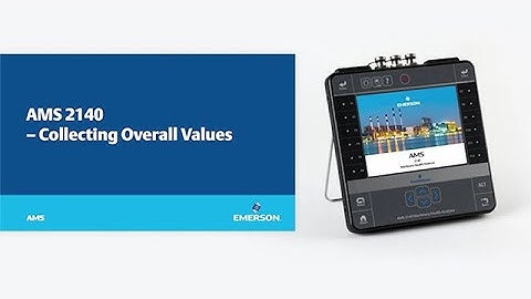 Tutorial: Collect Overall Values with the AMS 2140
