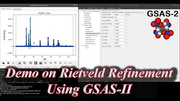 GSAS II - Rietveld Refinement Quick Demo