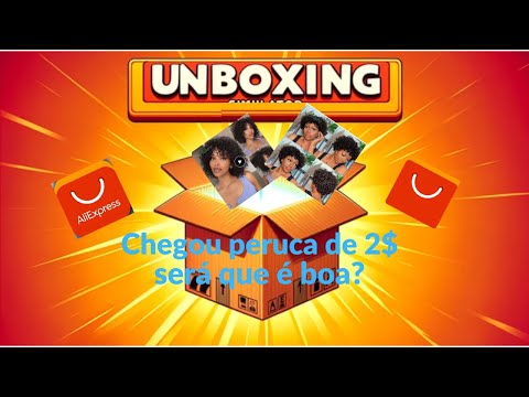 Chegou peruca de 2$ do aliexpress, quanto podes revender?