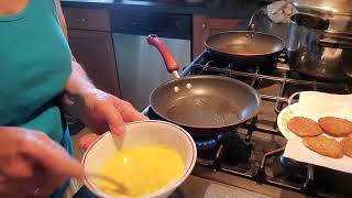 Making  Breakfast From What I Received From Food  Pantry.