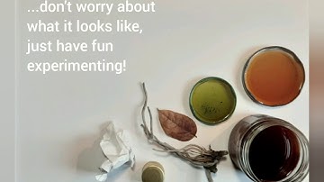 Mark Making and Drawing with natural inks