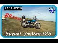 Je teste la moto de mon papa vanvan 125