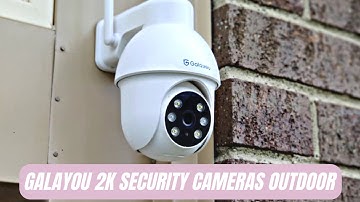 GALAYOU 2K Security Cameras Outdoor Review & Test | GALAYOU Waterproof Security Camera