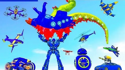 Robot Machine Dinazabyr,Flying Car Robot Transforming Games: Multi Robot Games is like -Temu Gamer.