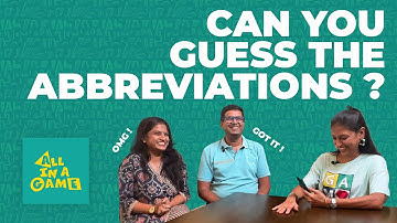 Guess the abbreviation from full forms - Trivia Quiz Challenge | Can you guess them all? #trivia