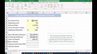 Excel NPER: Pay Off Your Mortgage 10 Years Faster!