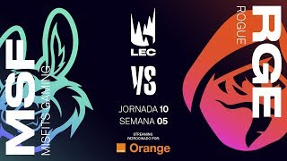 MISFITS VS ROGUE | LEC | Spring Split [2019] League of Legends