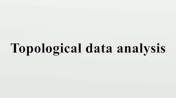 Topological data analysis
