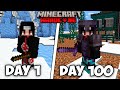 I Survived 100 Days in Ice Spikes Only World in Minecraft Hardcore...