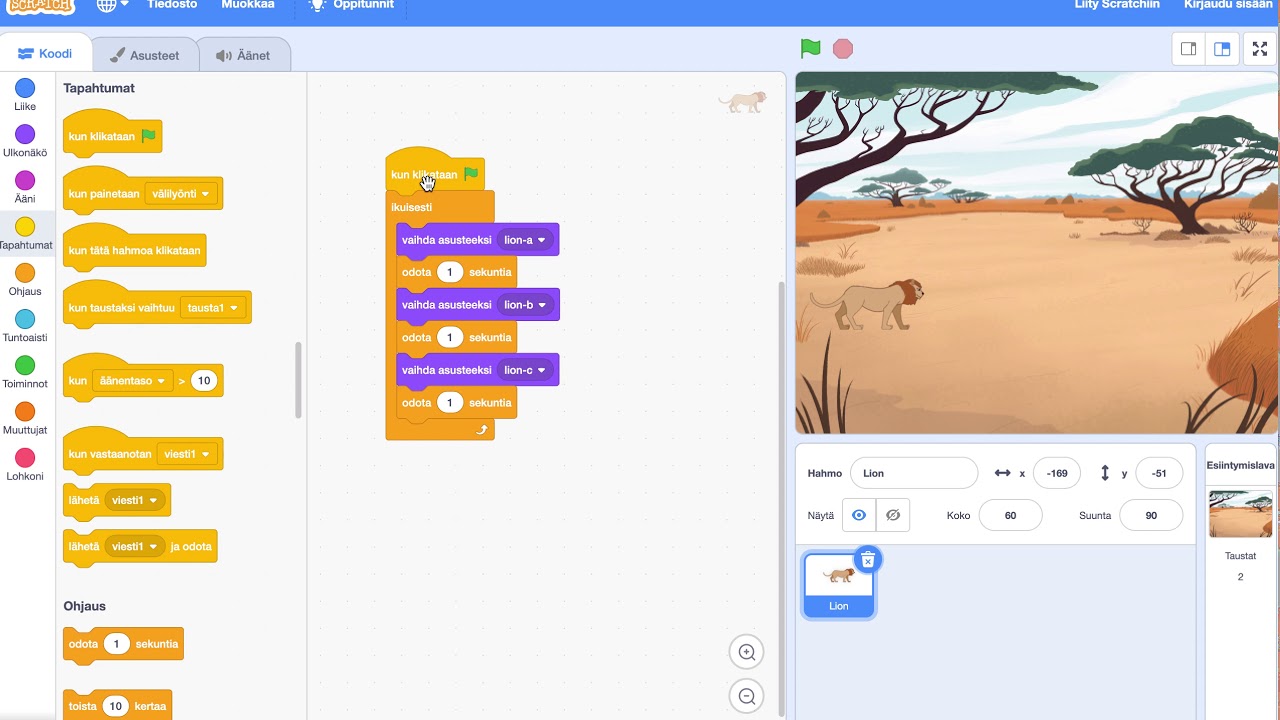 Scratch opetusvideo 3 - YouTube