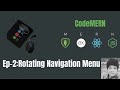Rotating Navigation Menu Using HTML, CSS &amp; JavaScript | (Content And Circle Styling)