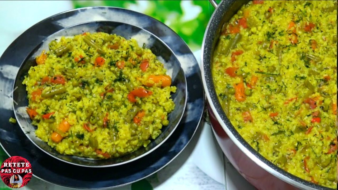 Cum fac Eu Orez cu Legume sau Pilaf de Orez cu Legume pentru Zilele de