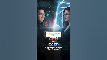 🔥CEH vs CCSP Certification in 60 Seconds! Which One is Right for You? #shorts #simplilearn