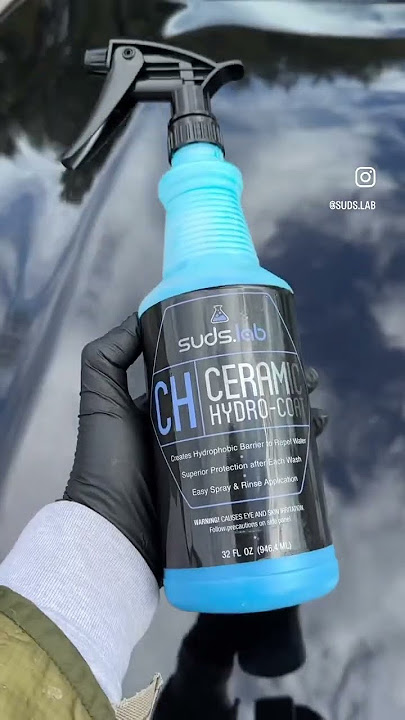 CH offers superior Hydro-Coat 💦🧥 Simply spray + rinse! #sudslab #det