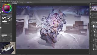 13 Working on a Commission Snowy