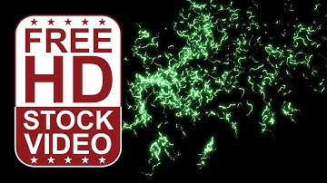 Free Stock Videos – abstract animated green small zigzag lines tangled together and moving