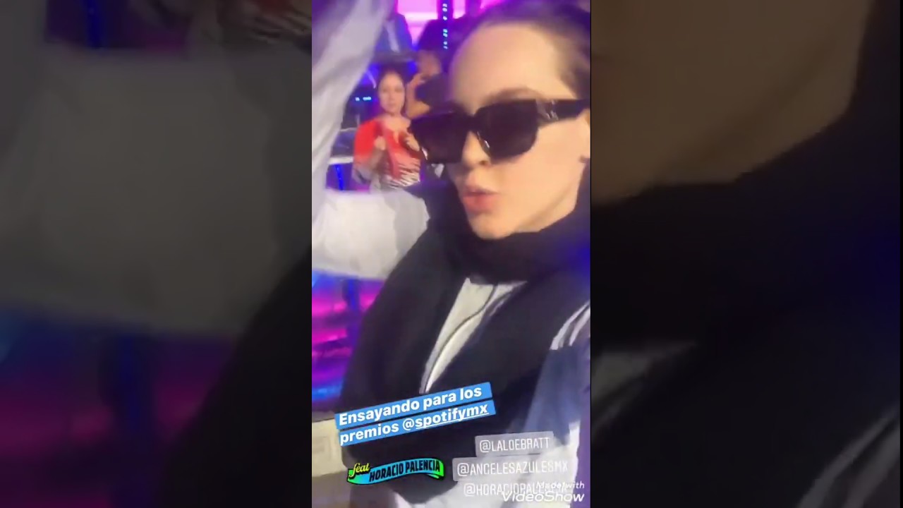 BELINDA ENSAYANDO AMOR A PRIMERA VISTA PARA PREMIOS SPOTIFY AWARDS 🤩🥰