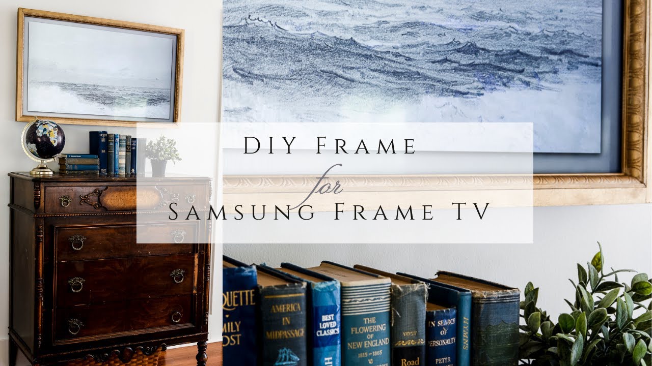 DIY Frame for Samsung Frame TV - She Holds Dearly