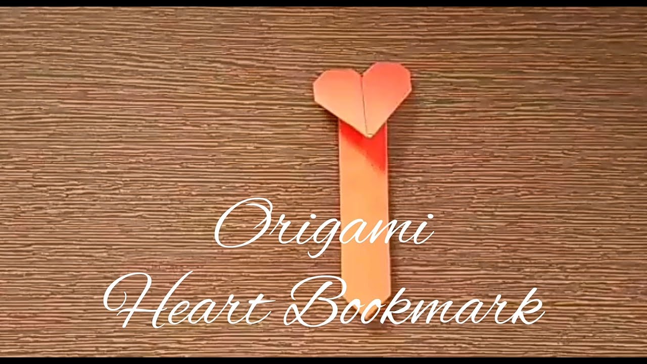 How to make a PaperClip Heart Bookmark very easy Origami DIY Craft Tutorial l By Creative
