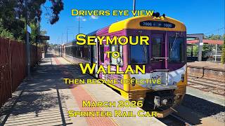 Drivers eye view, Seymour to Wallan, Sprinter, Mar 2026