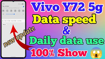 Vivo Y72 5g Daily Data Use And Data Speed Setting Kaise On Kare / How To Network Setting Vivo Y72 5g
