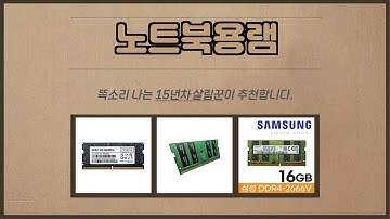 노트북용램 추천 | 믿고 사는 가성비 끝판왕 | 필수 특가템   | 추천 초특가템