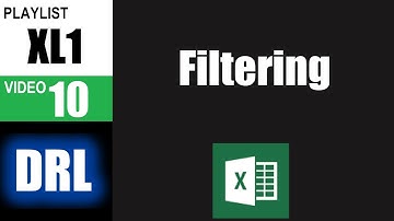 Excel Filter Basics with Some Advanced Twists