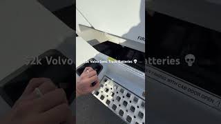 This is how many batteries Volvo semi trucks use This is how many batteries Volvo semi trucks use