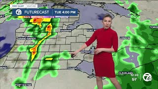 Severe storm possible Tuesday