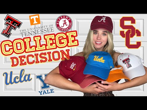 MY COLLEGE DECISION 2022! WHERE AM I GOING?