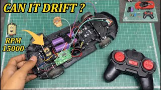 FERRARI UPGRADE +DRIFT | HOW TO UPGRADE OLD RC TOY CAR | radio control cars | modified barbie car