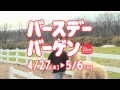 アルパーク バースデーバーゲンTV-CM 第二弾