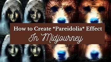 How to Create *Pareidolia* Effect in Midjourney- Full Tutorial + Prompts #midjourneytutorial
