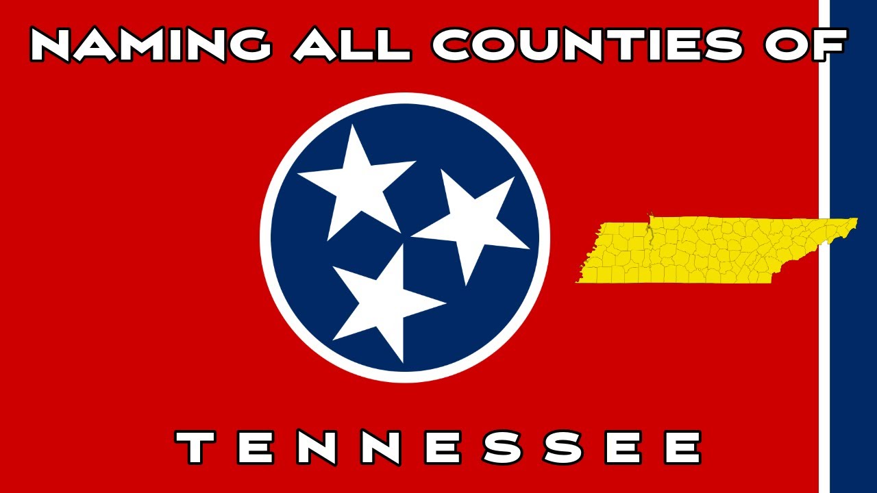 Naming ALL 95 Counties Of Tennessee, USA - YouTube