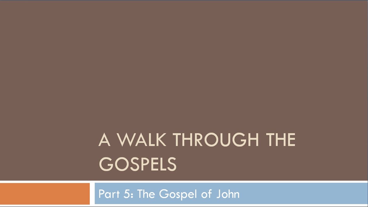 Midweek Bible Study - Gospel of John - YouTube