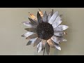 How to weld a sunflower  easy scrap metal art  barbie the welder