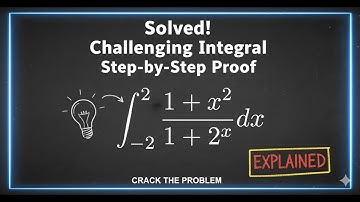Definite Integral Example Using Symmetry | Step by Step Solution