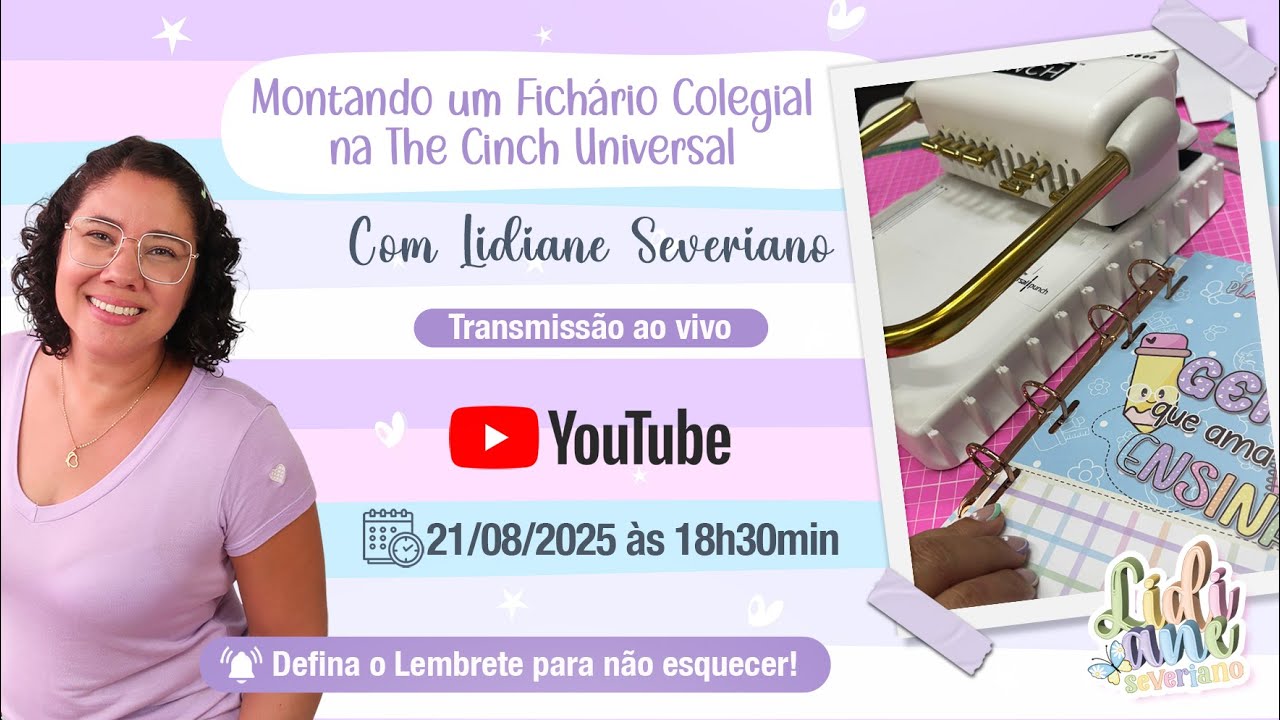 #87 Descomplicando a Encadernação | Montando um Fichário Colegial na The Cinch Universal