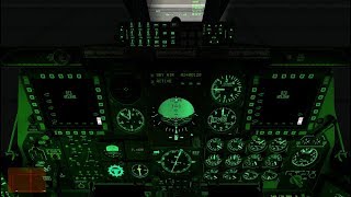 DCS:A-10C Button Simulator - my start-up procedure & takeoff