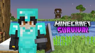 MINECRAFT BUT OBTAIN MAX ENCHANTMENT DIAMOND ARMOUR IN SURVIVAL | MINECRAFT LIVE #minecraft